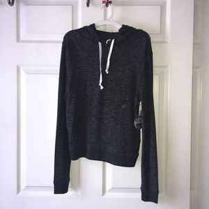 Dark grey hoodie